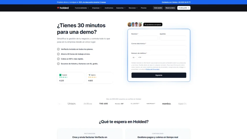 landing page para generar leads
